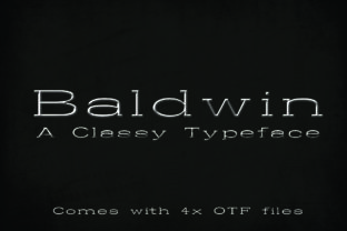 Baldwin Slab Serif Typeface Review for Handmade Product Design
