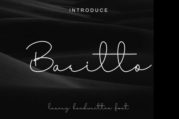 Baritto: The Handwritten Sans Serif Font for Modern Branding