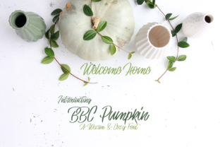 BBC Pumpkin: The Bold Script Handwritten Font for Scroll-Stopping Campaigns