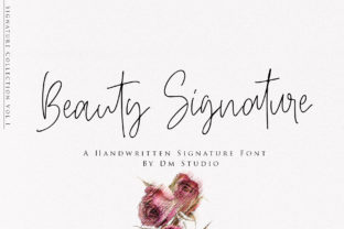 Beauty Signature Font for Elegant Handmade Crafts