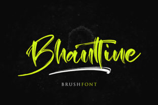 Bhauttine Font Review: A Bold Brush Script for Designers