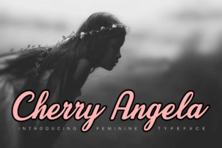 Cherry Angela Script for Elegant Web Branding