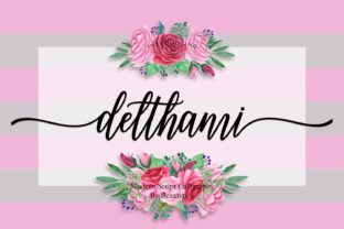 Delthami Script: A Modern Handwritten Font for Campaign Visuals