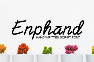 Enphand Typeface: Adding a Contemporary Handwritten Touch to Brand Identity