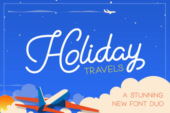 Holiday Duo Typeface: Elevate Web Design with Script and Sans Pairing