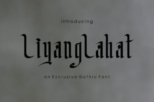 Liyanglahat: A Bold Blackletter Typeface for Modern Digital Branding