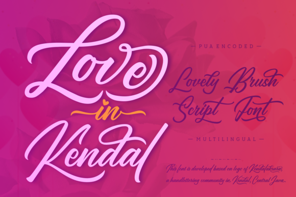 Love in Kendal Typeface Review for Digital Branding