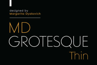 MD Grotesque Thin: The Clean Sans Serif Typeface for Modern Campaigns