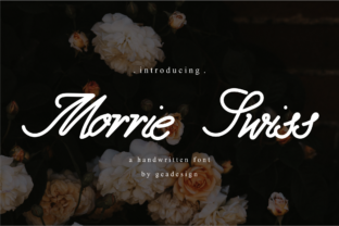 Morrie Swiss Free Download: The Ultimate Script Handwritten Font Review