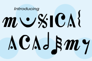 Musical Academy Typeface for Creative Branding Projects