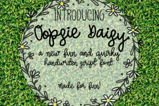 Oopsie Daisy: The Handwritten Font for Quirky Brand Identity