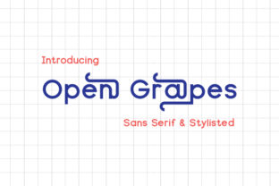 Open Grapes Typeface for Modern Editorial Design