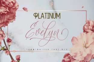 Platinum Evelyn Duo: A Script Handwritten Font for Campaign Design