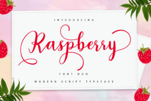 Raspberry Duo: A Sweet Handwritten Typeface for Boutique Branding