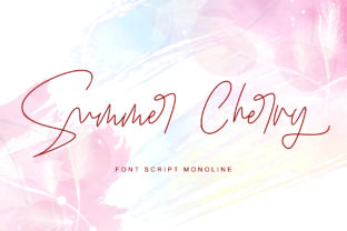 Summer Cherry Typeface: A Sweet Serif for Digital Branding