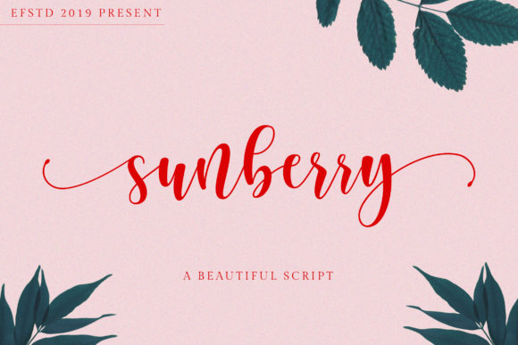 Sunberry: A Bold Handwritten Font for Romantic Campaigns
