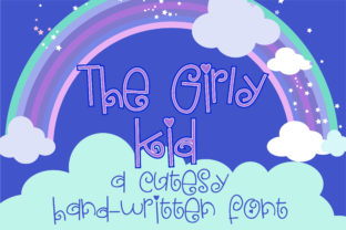 The Girly Kid: A Playful Handwritten Font for Campaign Design