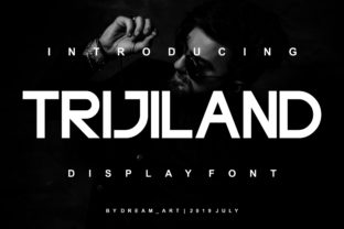Trijland Typeface: A Modern Sans Serif for Handmade Branding