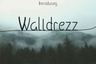 Walldrezz: The Elegant Sans Serif Font for Modern Campaigns
